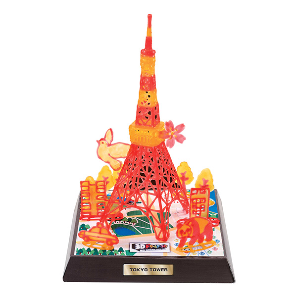 ３ｄドリームアーツペン 東京タワー ２本ペン 商品情報 メガトイ メガハウスのおもちゃ情報サイト