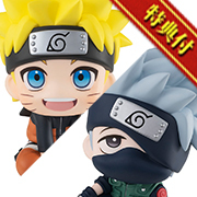 メガトレショップでるかっぷ NARUTO-ナルト- 疾風伝『うずまきナルト＆はたけカカシセット 【限定特典 座布団付き】』の受注を開始しました！