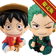 メガトレショップでるかっぷ ONE PIECE『ルフィ＆ゾロ 限定版【お肉とお酒で宴セット】』の受注を開始しました！