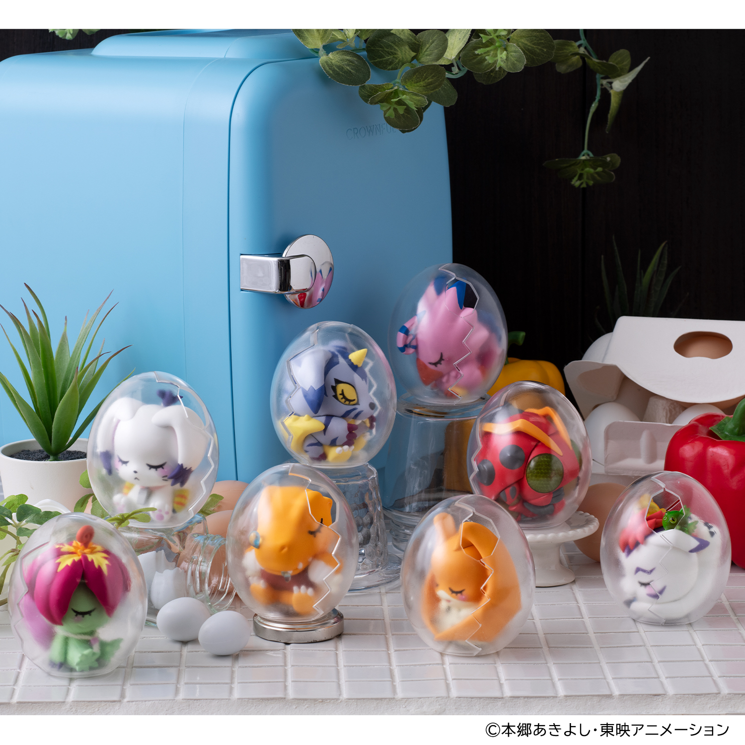 MEGA EGG FIGURE デジモンアドベンチャー おやすみデジコレ!セット
