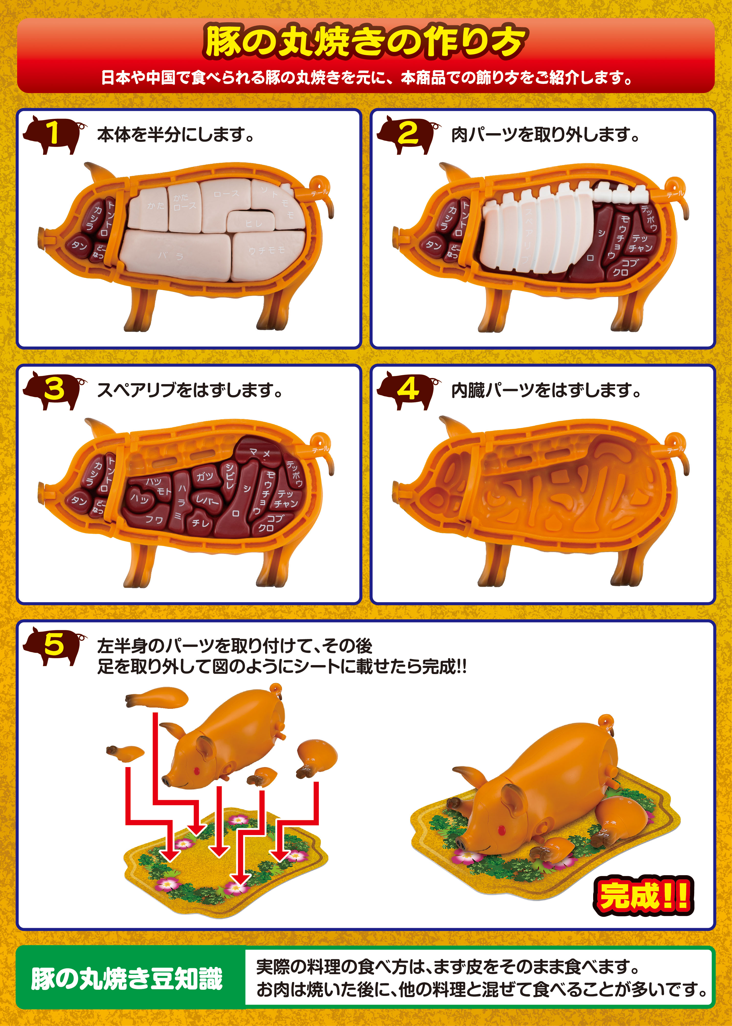 一頭買い！！豚の丸焼きパズルweb解説